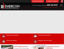 Tablet Screenshot of emercon.com